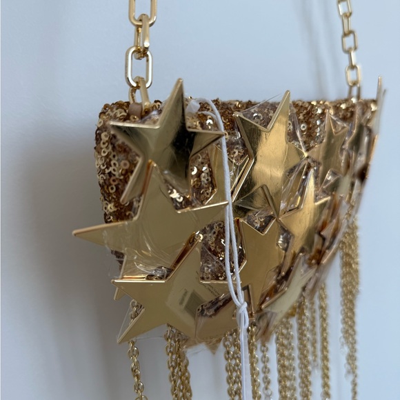 JW PEI Anika Star-Embellished Chain Bag - Gold - Picture 6 of 15